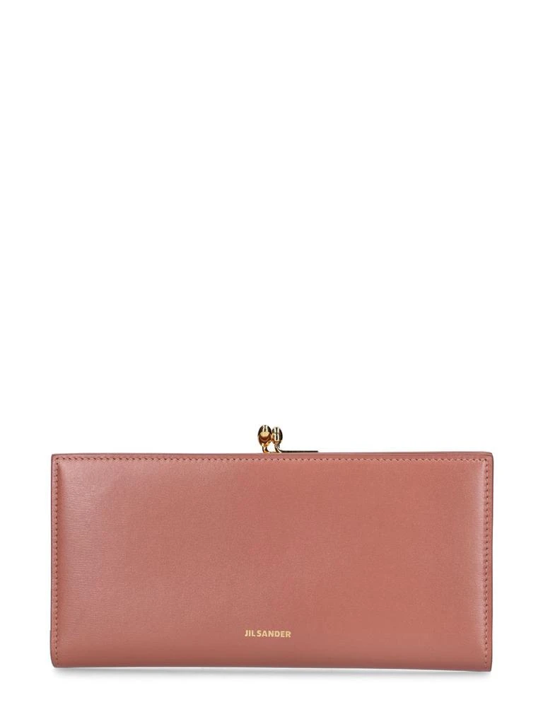 JIL SANDER Medium Goji Leather Purse Wallet 1