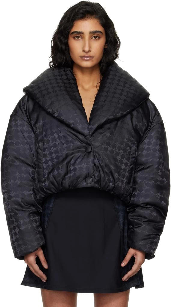 AMIRI Black MA Quad Shawl Down Jacket