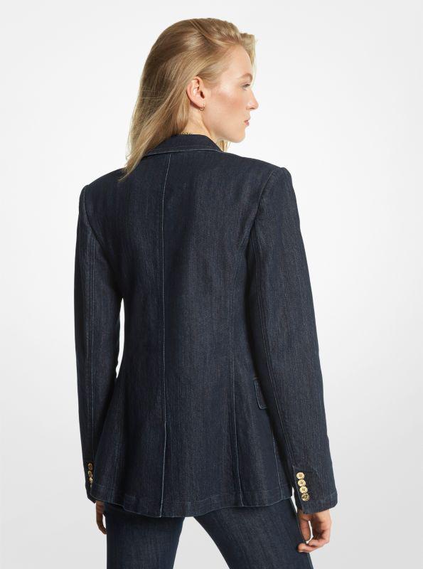 Michael Kors Stretch Denim Blazer