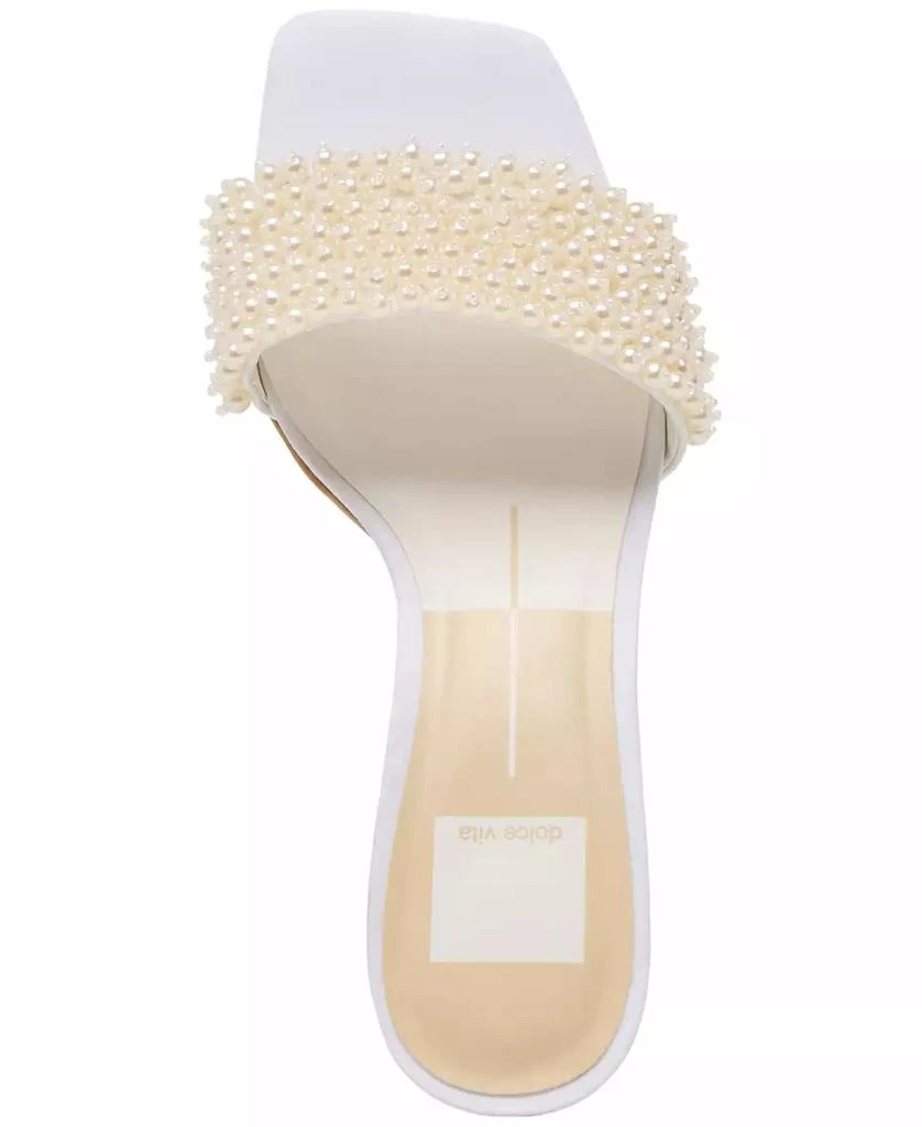Dolce Vita Women's Rexa Pearl Slide Dress Sandals 4