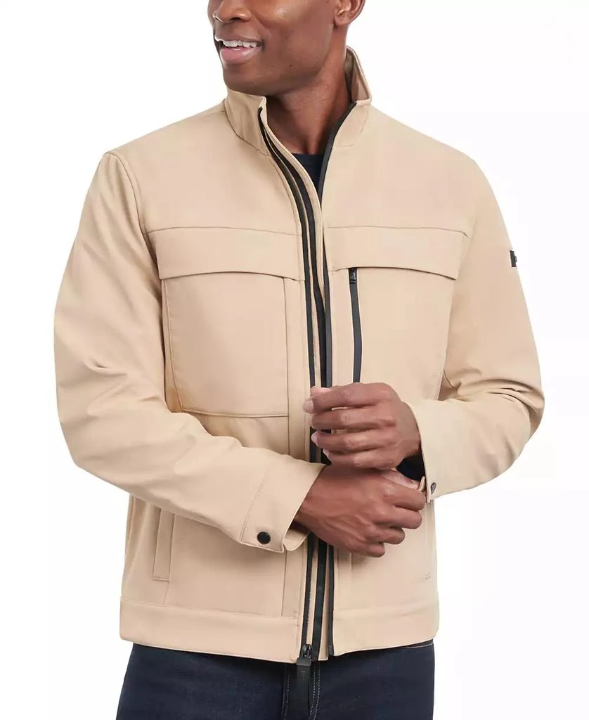 Michael Kors Men's Dressy Full-Zip Soft Shell Jacket 5