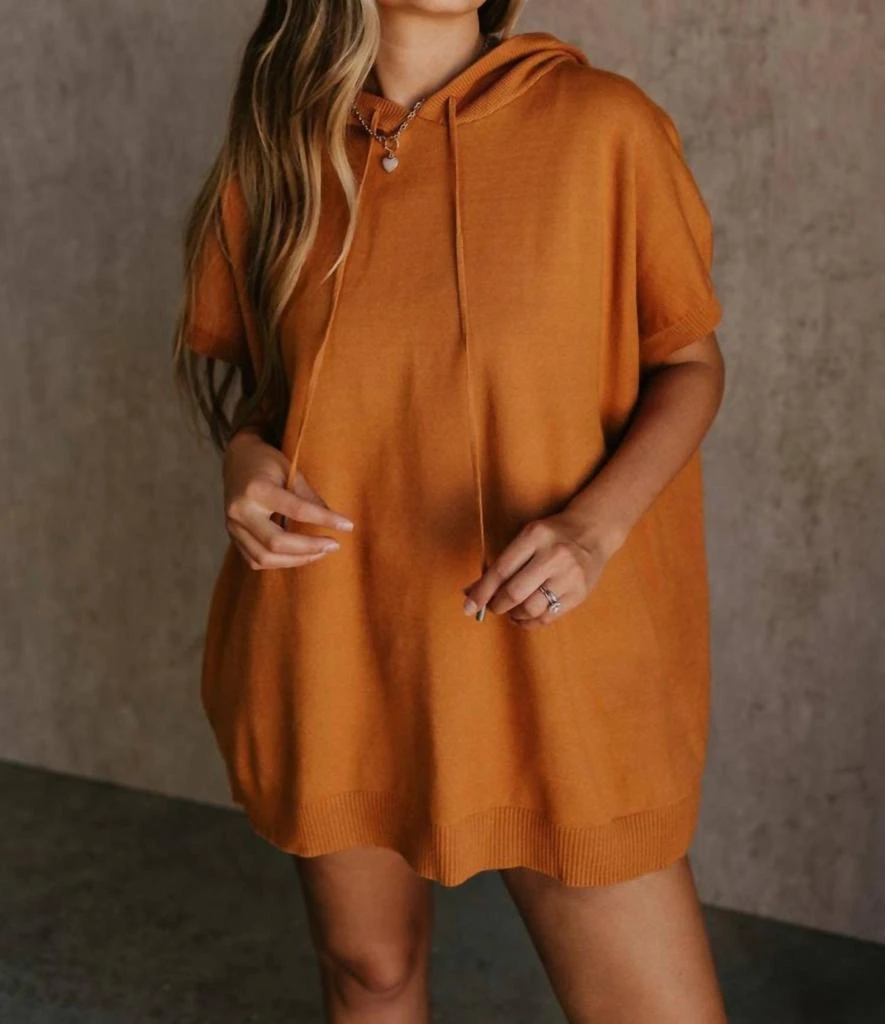 Sunland 17 Sunland 17 - Jeannie Short Sleeve Hoodie Top 1