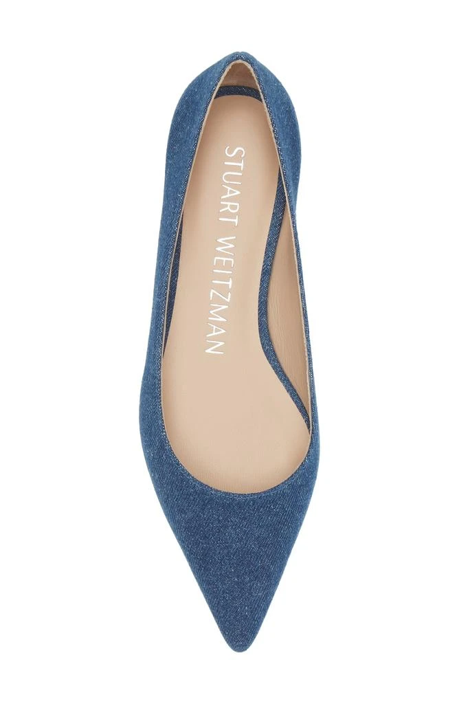 Stuart Weitzman Emilia Pointed Toe Flat 5