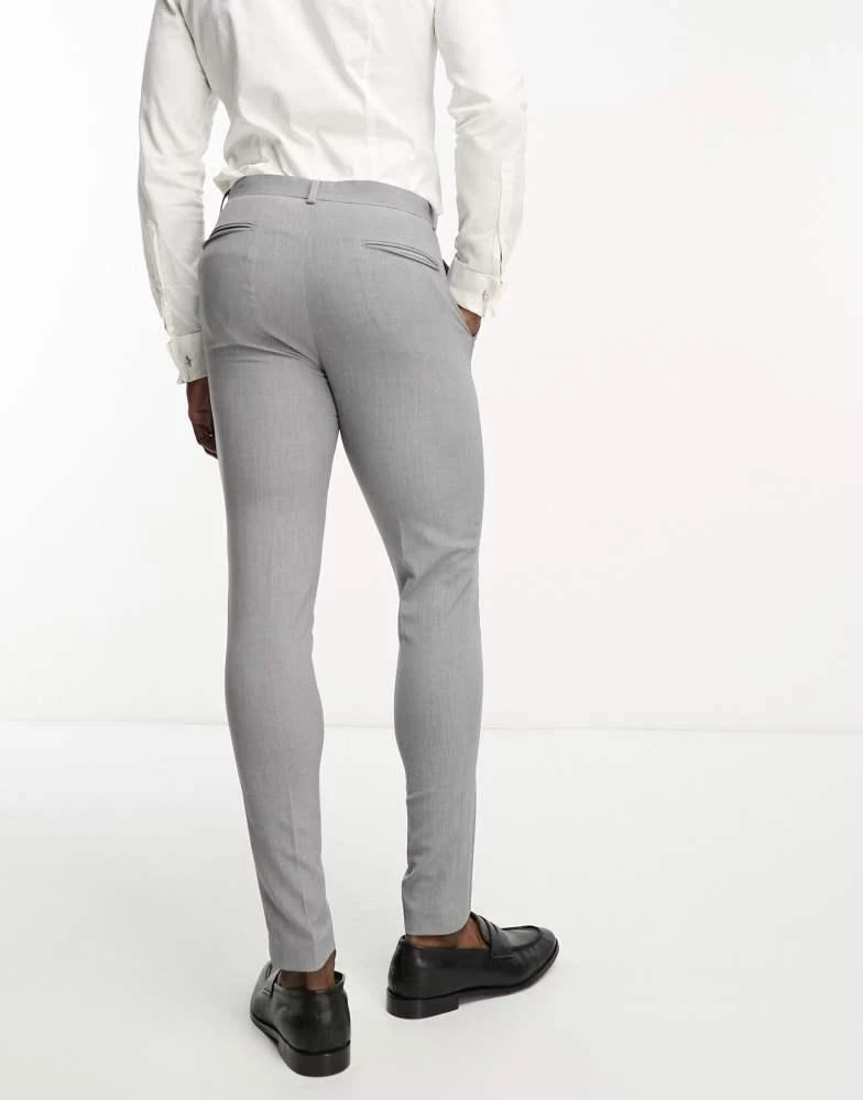 ASOS ASOS DESIGN super skinny suit trousers in grey 3