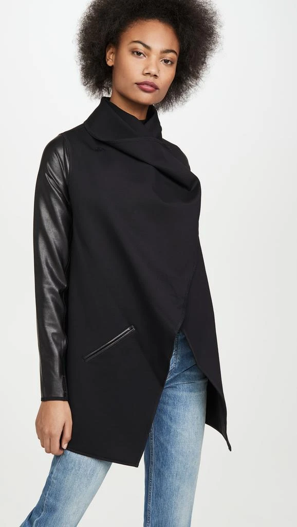 SPANX Faux Leather Convertible Jacket 1