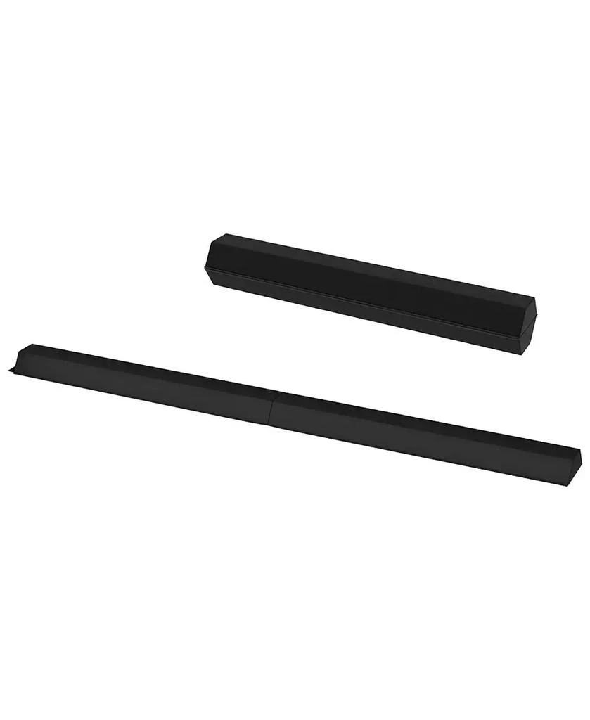BalanceFrom Fitness All Purpose Mat with 8 Ft Balance Beam Gymnastic Set, Black 2