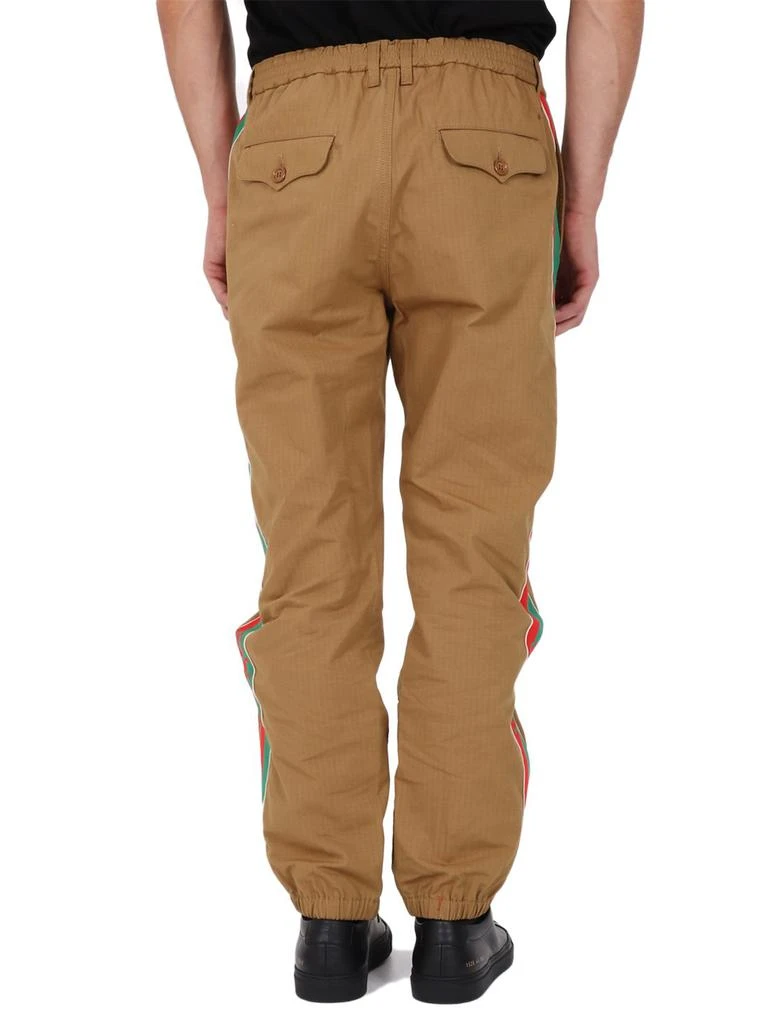 Gucci Gucci Web Straight-Leg Trousers 4