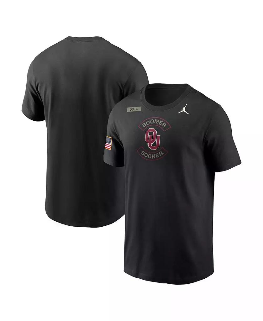 Jordan Men's Black Oklahoma Sooners 2025 Military Appreciation Dri-FIT T-Shirt