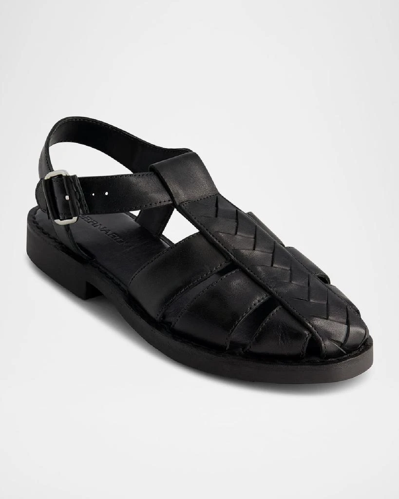 Bernardo Pippa Leather Fisherman Sandals 2