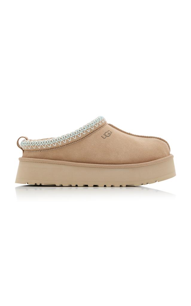 UGG UGG - Tazz Suede Platform Slippers - Neutral - US 10 - Moda Operandi