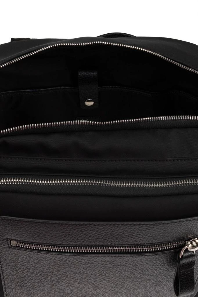 Giorgio Armani Giorgio Armani Logo Printed Zipped Backpack 4