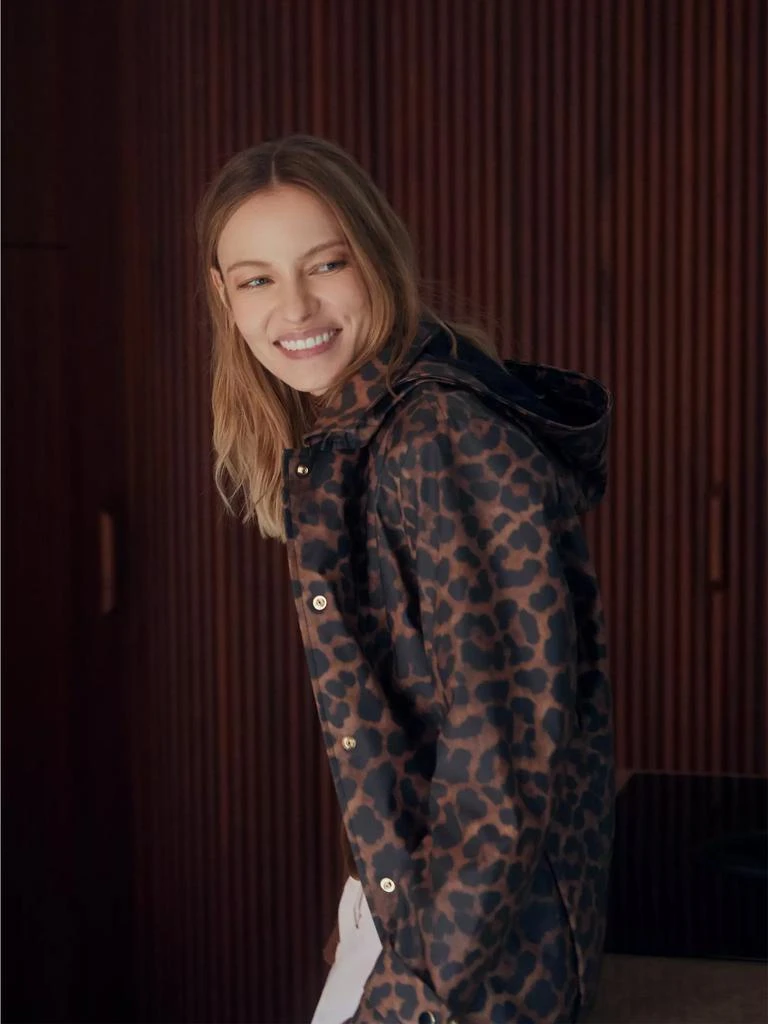 Jane Post Iconic Princess Leopard Slicker Coat 6