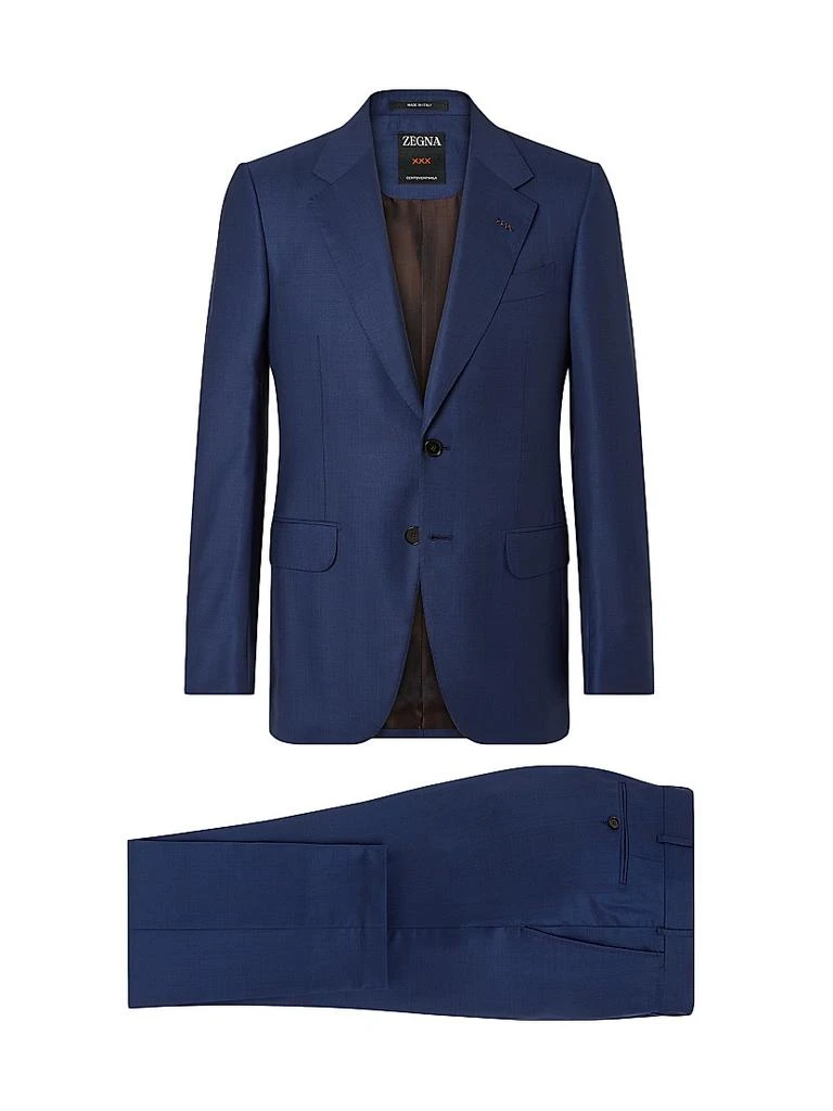 Zegna Checked Centoventimila Wool Suit 2