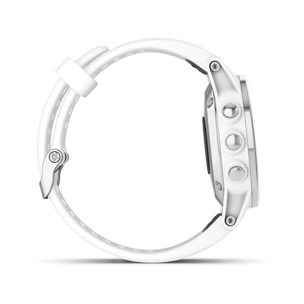 Garmin Fenix 5S Plus Multisport Gps Watch In Sapphire/white 4