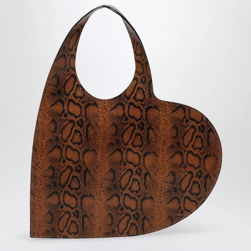 Coperni Coperni Heart Tote Bag With Snake Print 4