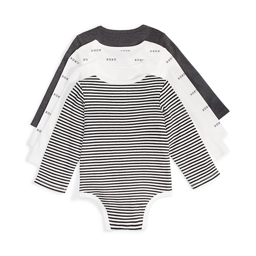 First Impressions Baby Boys XO Cotton Bodysuits, Pack of 4, Created for Macy's 2