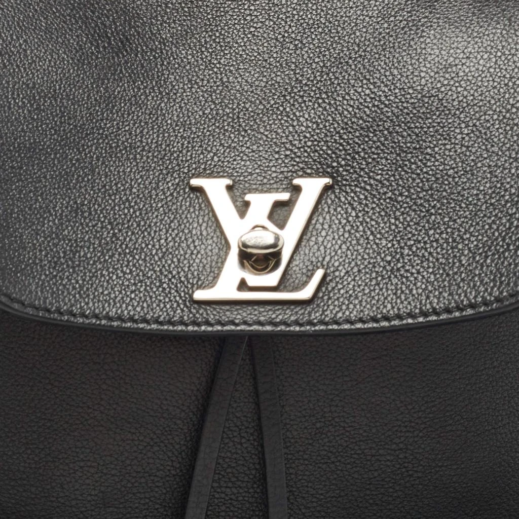 Louis Vuitton Louis Vuitton Black Leather Lockme Backpack 10