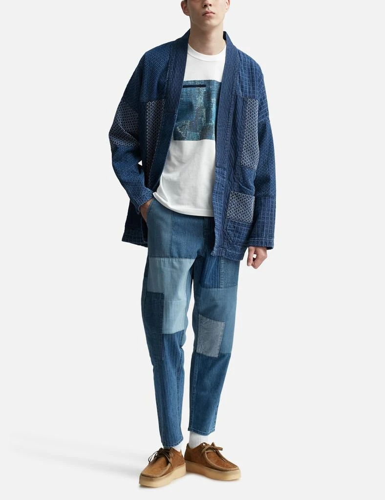 FDMTL PATCHWORK HAORI JACKET 3YR WASH 5