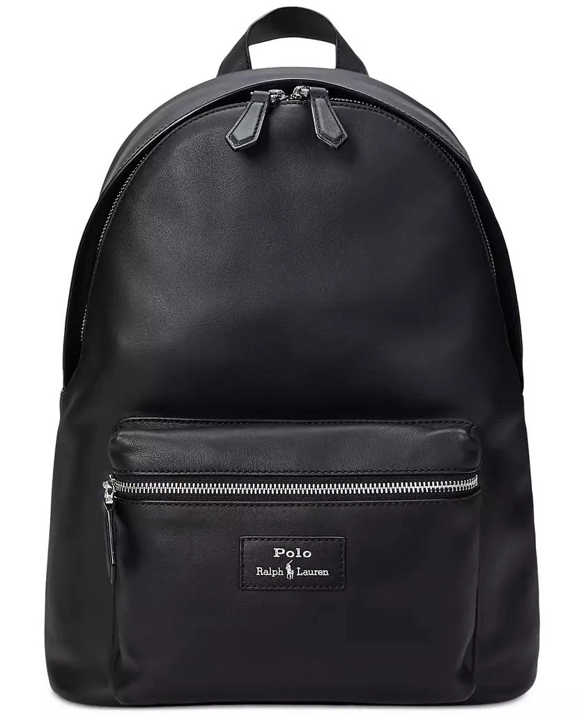 Ralph Lauren Men's Smooth Leather Backpack 1