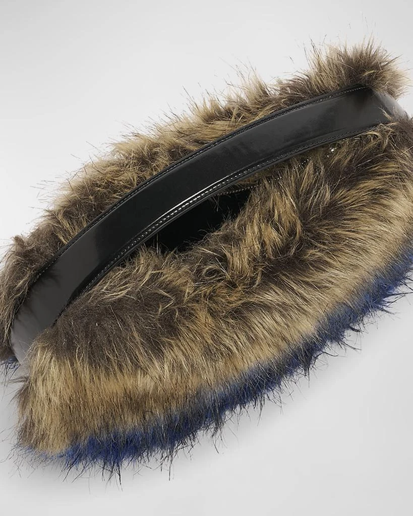 COPERNI Swipe Sound Faux Fur Top-Handle Bag 3