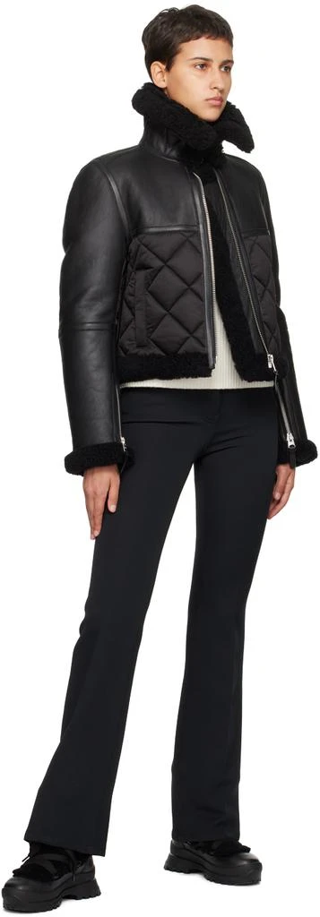 Mackage Black Tulip Shearling Jacket 4