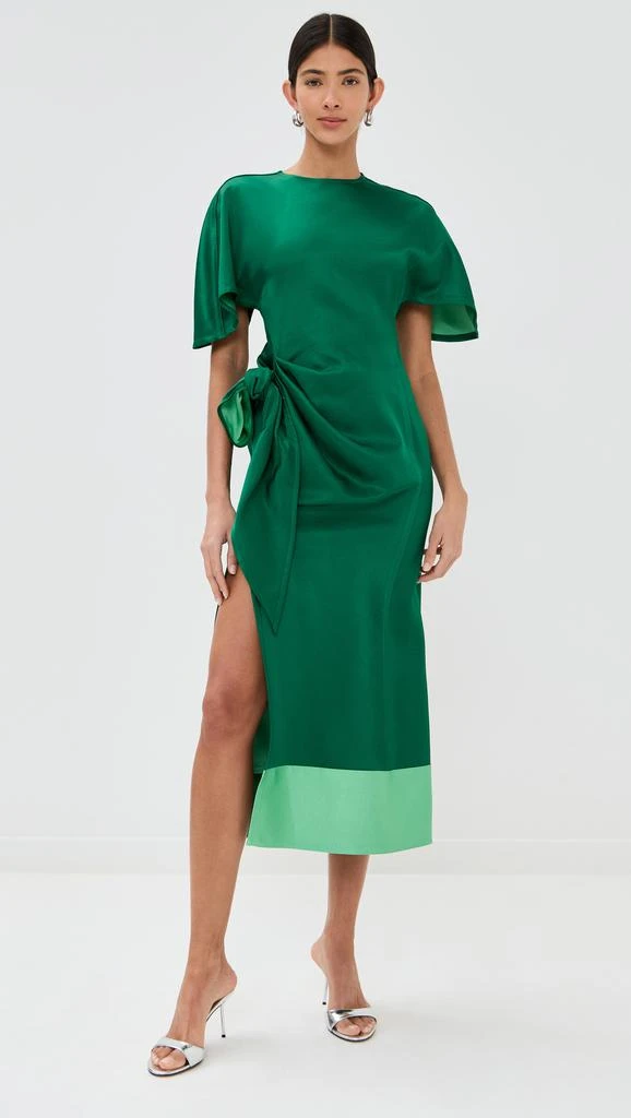 Rosie Assoulin Sash & Slit Dress 6