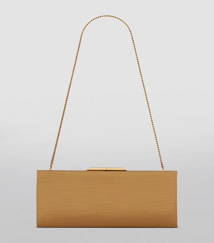 Yves Saint Laurent Midnight Satin Clutch Bag 3