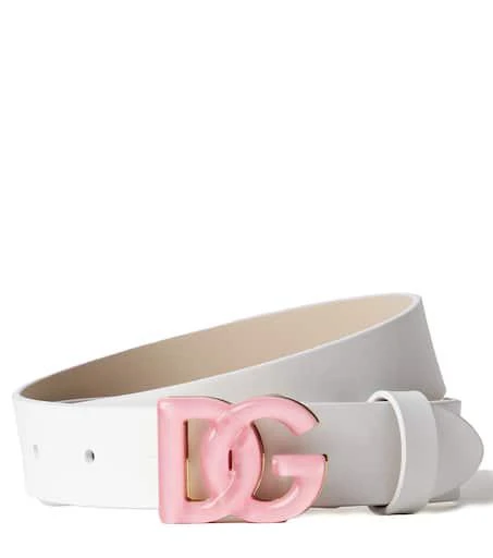 Dolce 
Gabbana DG leather belt