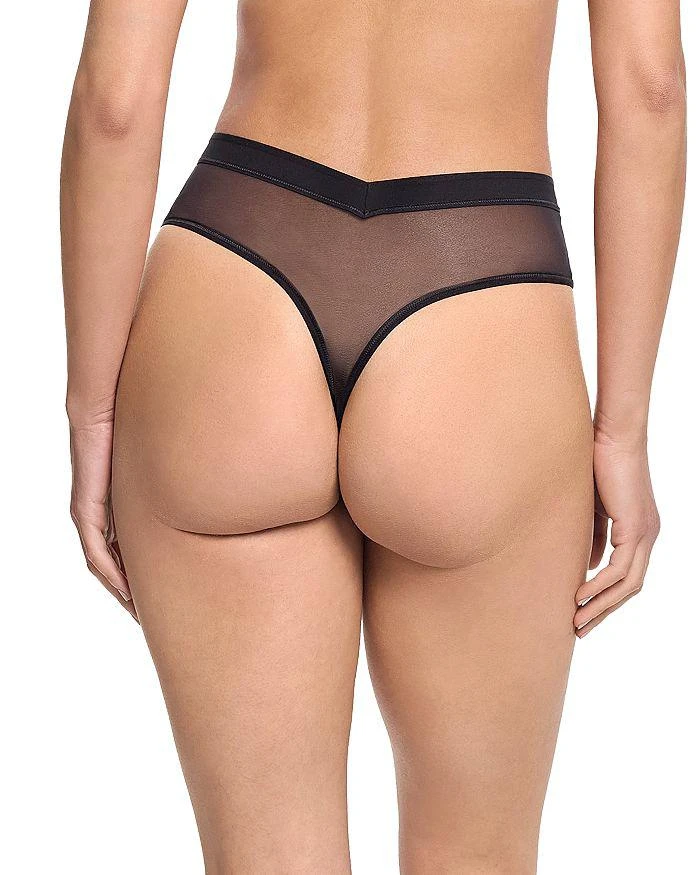 Hanky Panky Mesh High Cut Thong Panties 3