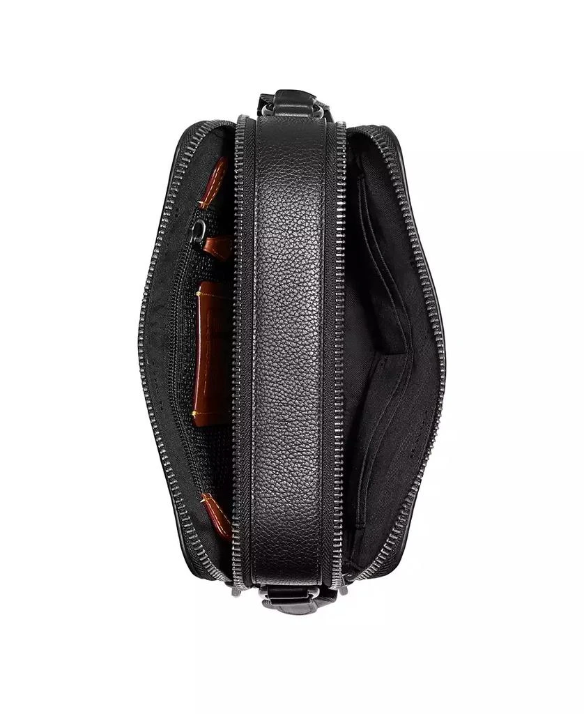 Coach Men's Pebble and Calf Leather Charter Crossbody 24 3