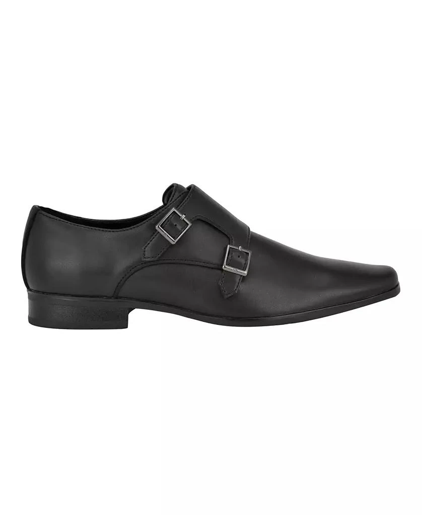 Calvin Klein Men\'s Black Monk Strap Dress Shoes Size 7.5 Calvin Klein Mens Bancroft Double Monk Dress Shoes Black  main image 2