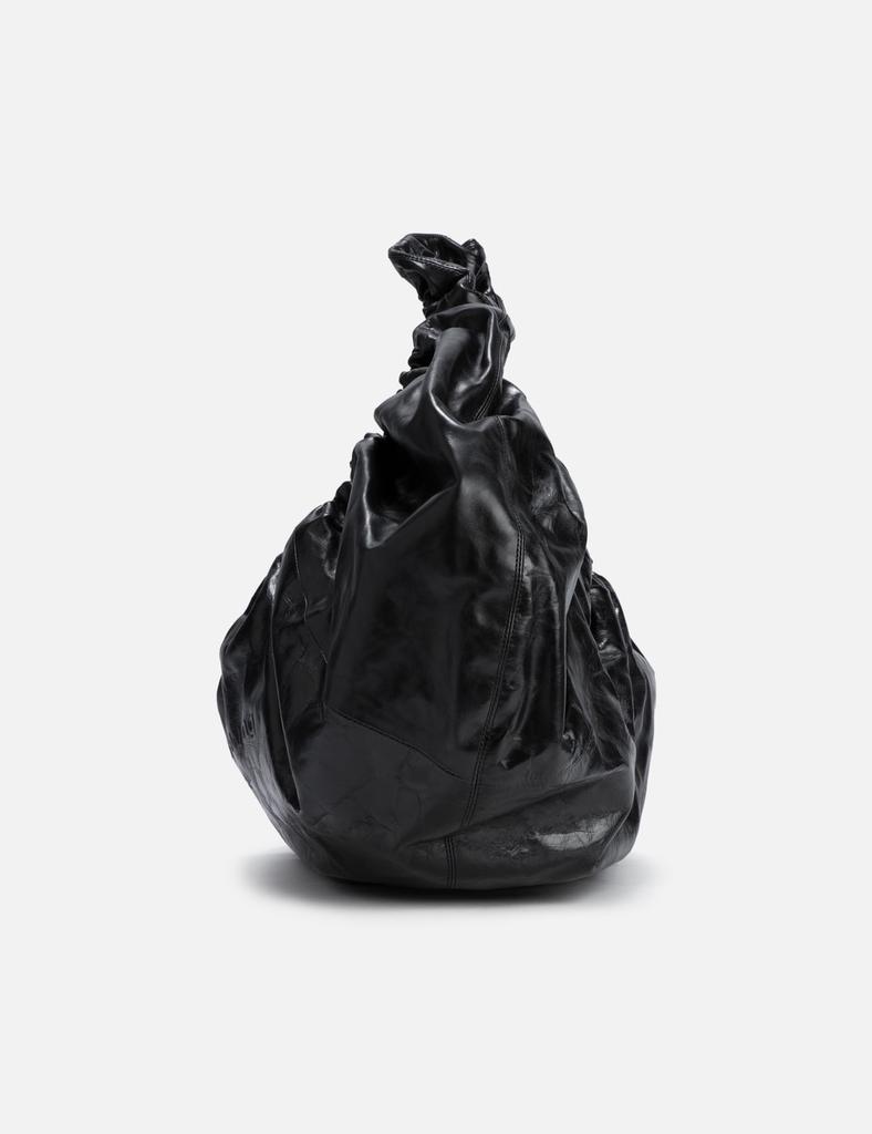 Crescent Large Crackle Leather Shoulder Bag – On Sale Now