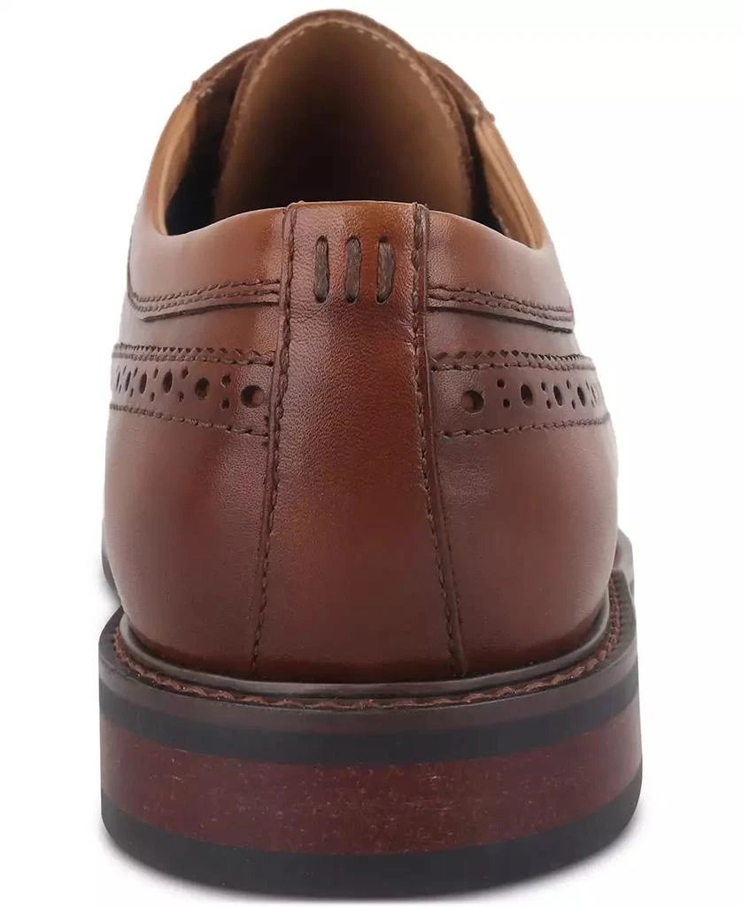 Bar III Men's Asherr Long Wing Brogue Leather Dress Shoes, Created for Macy's 4
