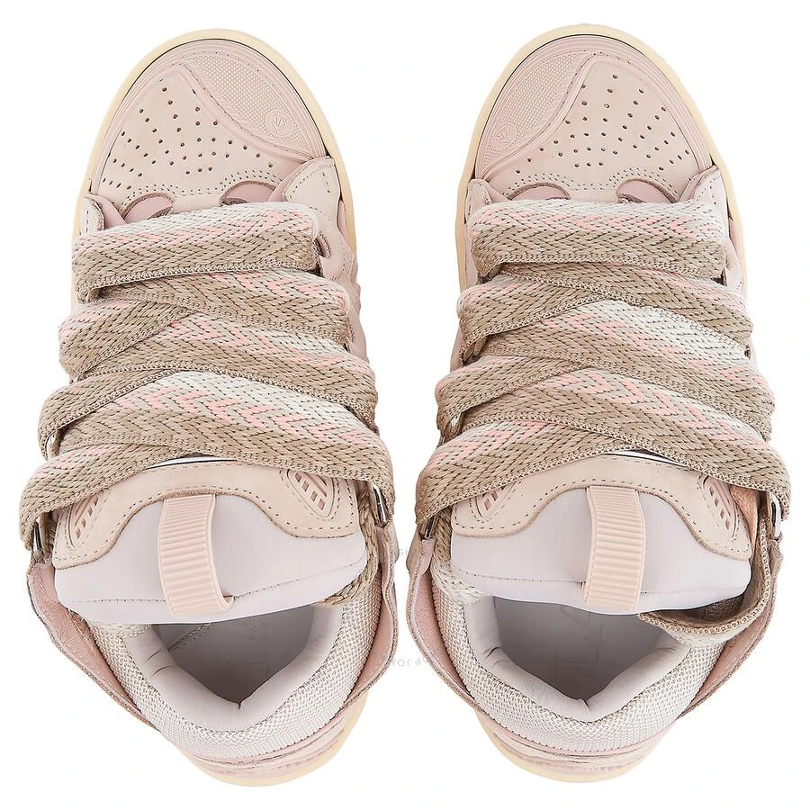 Lanvin Ladies Nude Curb Sneakers 3