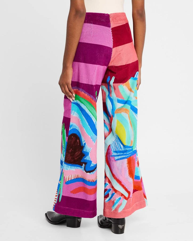 Rianna + Nina Betty Wide Leg Corduroy Fantasia Pants 3