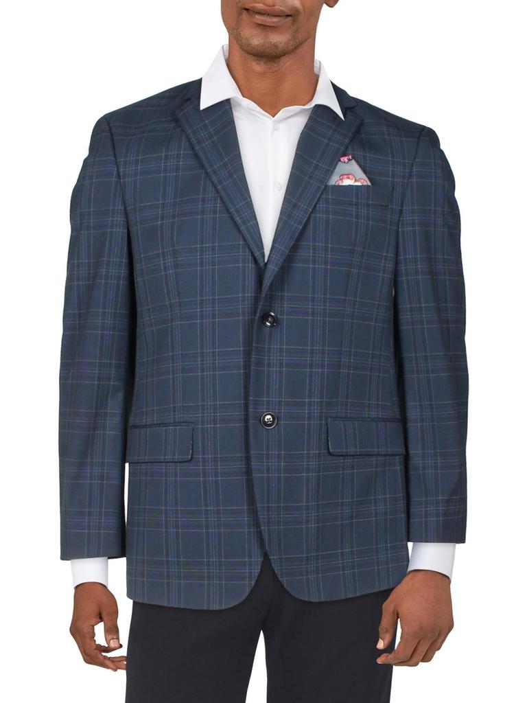 Sean John M Salisbury Mens Classic Fit Pattern Suit Jacket