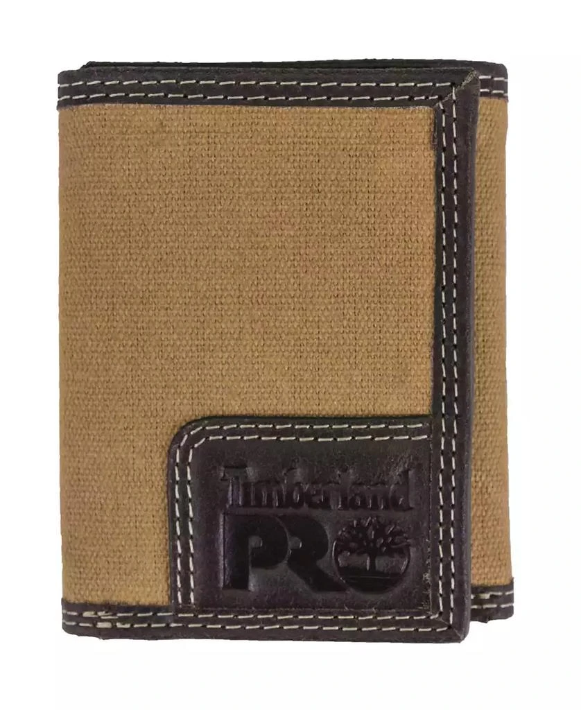 Timberland Men's Whitney Canvas Trifold Wallet 1