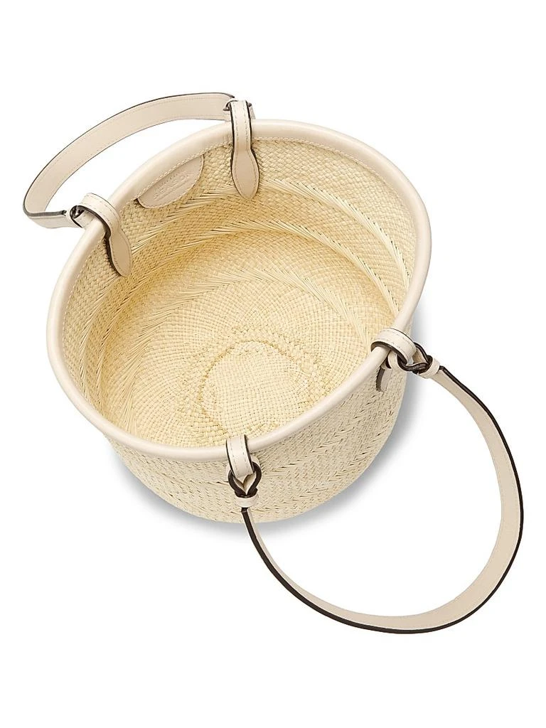 Hunting Season Small Iraca Palm Handwoven Basket Bag 3