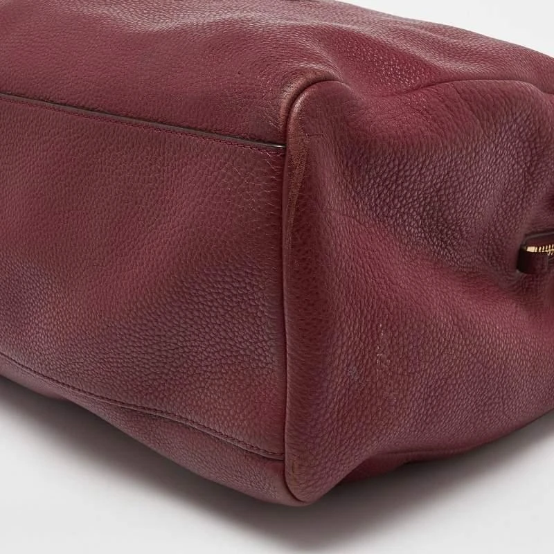 Tory Burch Tory Burch Burgundy Leather Chain Tote 11