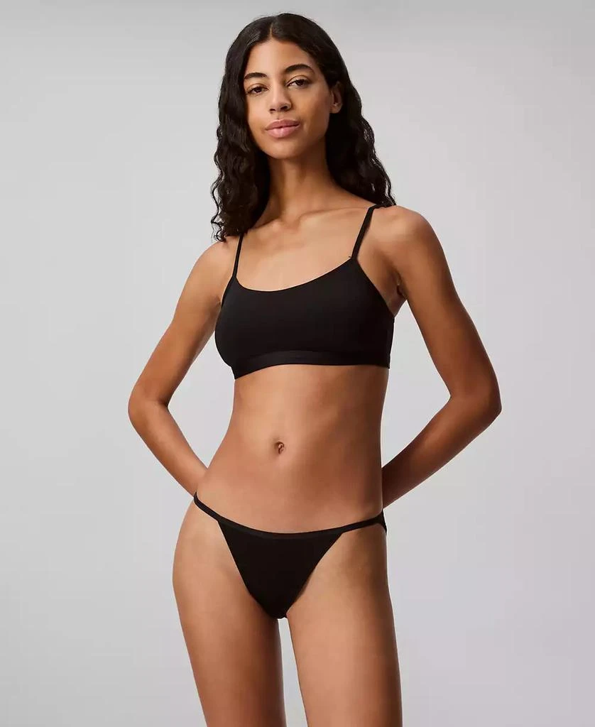 Calvin Klein Women's Ideal Micro String Bikini Underwear QD5176 2