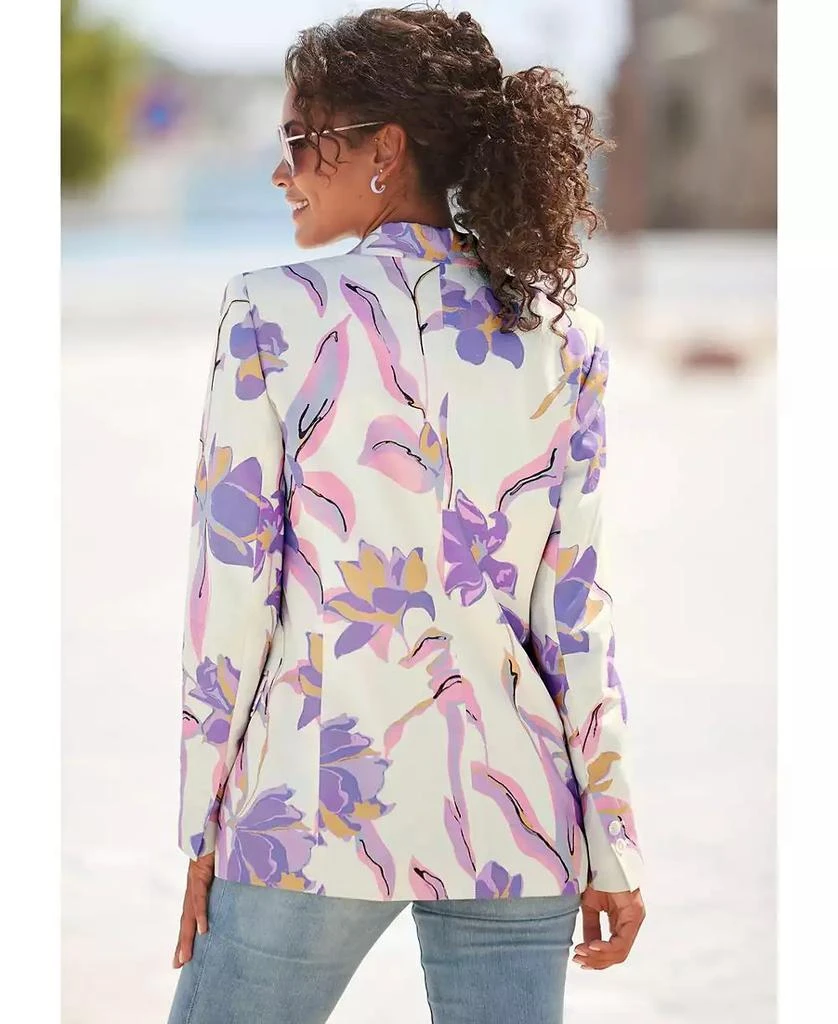 LASCANA Women's Floral Print Blazer 5