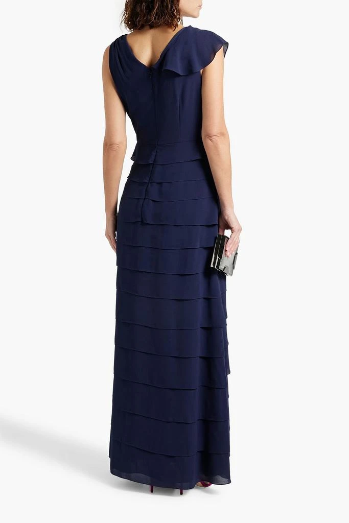 MIKAEL AGHAL Ruffled crepe maxi dress 3