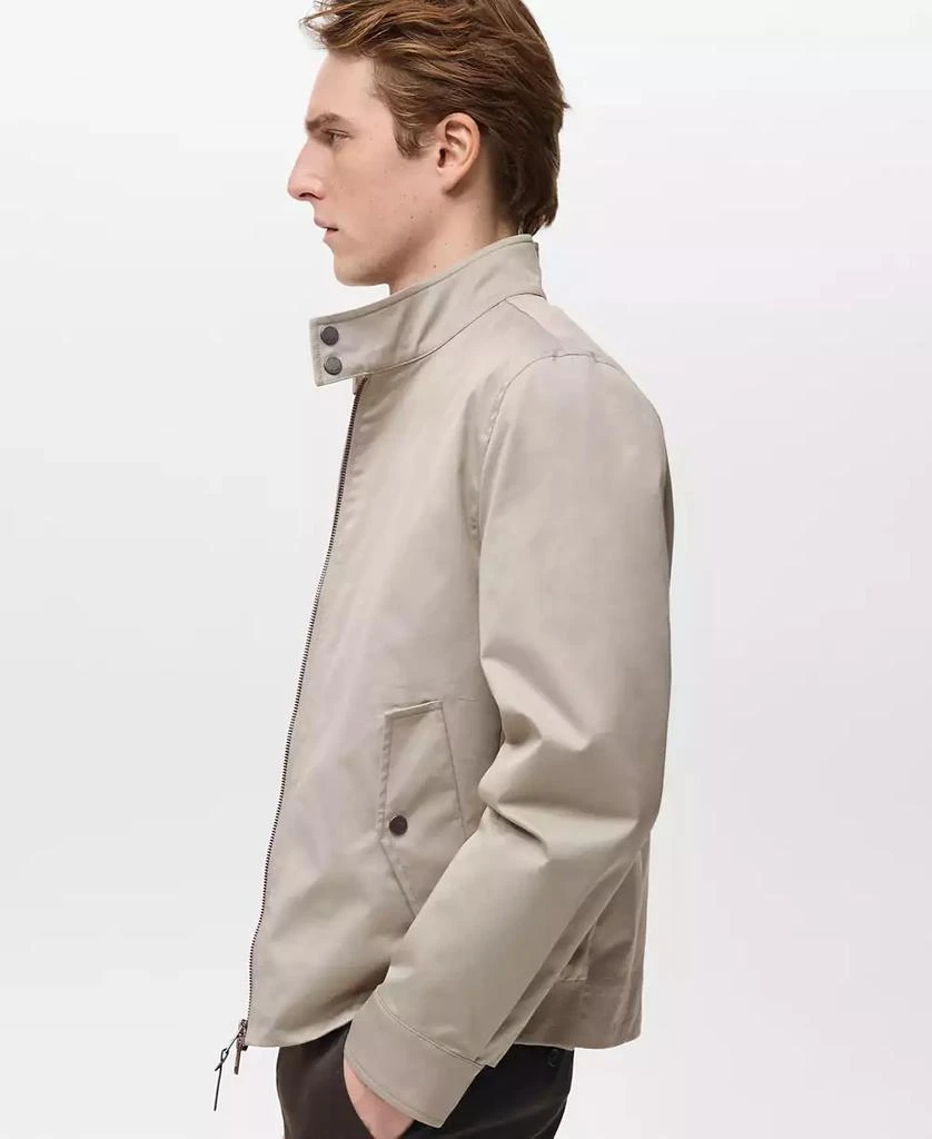 Mango Men's Water-Repellent Cotton Jacket 2