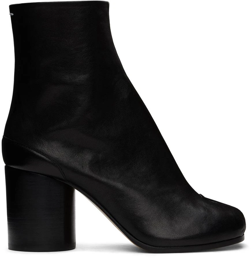 MAISON MARGIELA Black Tabi Ankle Boots 1