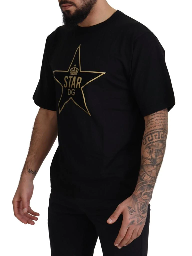 Dolce & Gabbana Star DG Emblem Crewneck Men's Tee 4
