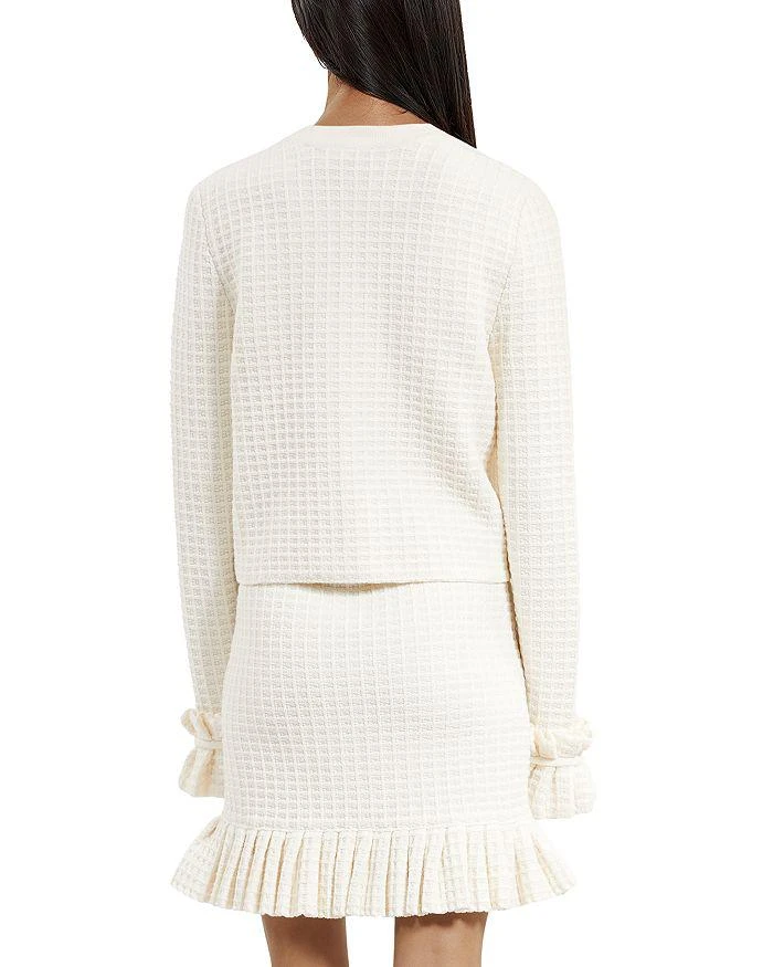 The Kooples Textured Ruffle Cuff Cardigan 3