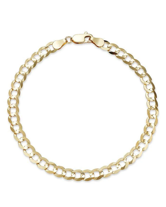 Bloomingdale
s Men
s Comfort Curb Link Chain Bracelet in 14K Yellow Gold