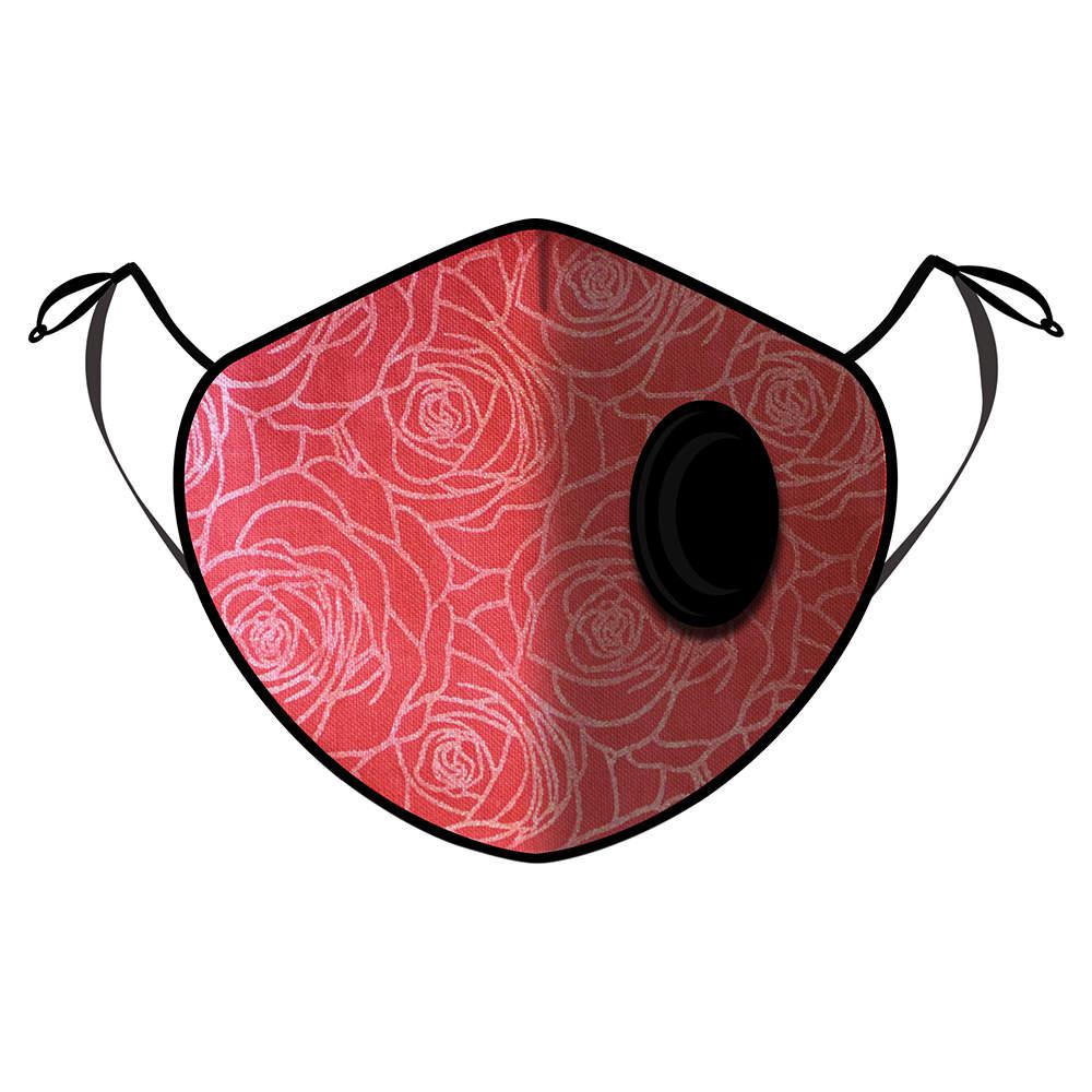 Face Mask Fine Guard By Caroline Reusable N95 Face Mask, Roses Poses - Medium (Available for UAE Customers Only)