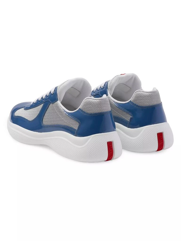 Prada Patent Leather And Technical Fabric Prada America's Cup Sneakers 3