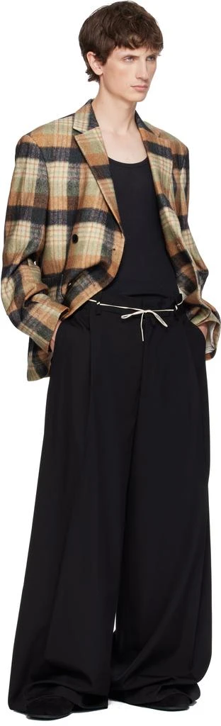 Dries Van Noten Multicolor Boxy Wool Blazer 4